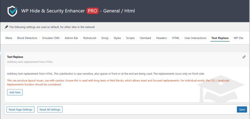 Easily Replace Any Text in Page HTML with a Visual Interface Module